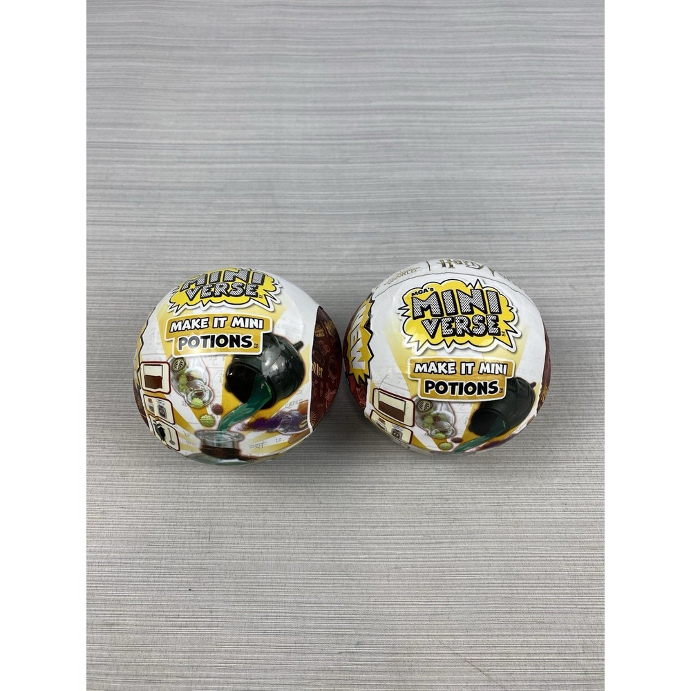 LOT of 2 MGA Mini Verse Harry Potter Make It Mini POTIONS, New &‎ Sealed
